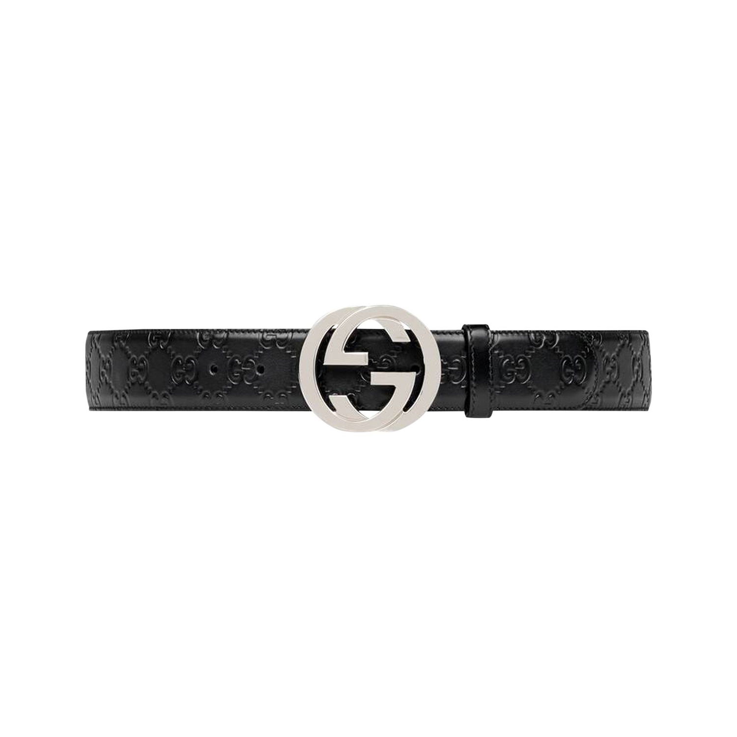 Vyöt Gucci Interlocking GG Leather Belt Musta | 411924 CWC1N 1000, 1