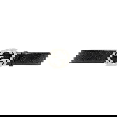 Vyöt Gucci Interlocking GG Leather Belt Musta | 411924 CWC1N 1000, 1