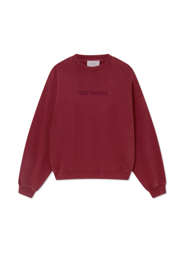 Huppari AXEL ARIGATO Distort Washed Sweatshirt Burgundia | A3122005, 1