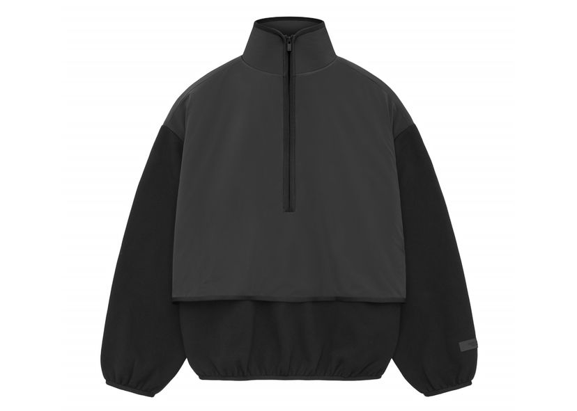 Huppari Fear of God Core Collection Nylon Fleece Mockneck Black/ Black Musta | 202SU244300F