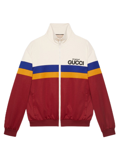 Takki Gucci Original Print Jersey Jacket Punainen | 673297 XJDUZ 9173
