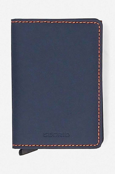 Lompakko Secrid Slimwallet Matte Wallet Sininen | SM.Nightblue.Orange, 0