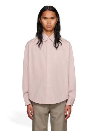 Paita AMI Boxy-Fit Shirt Vaaleanpunainen | USH116.CO0045