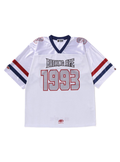 Jersey BAPE Football Jersey Valkoinen | 1J30-109-013