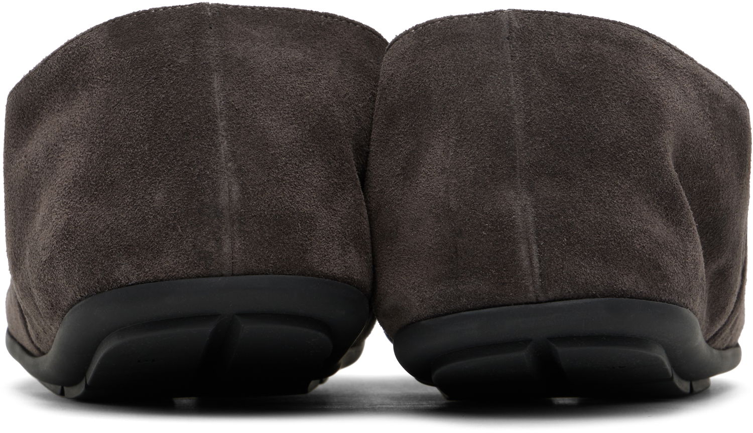 Tennarit ja kengät The Row Vincit Suede Slippers Harmaa | F2070-L40, 1