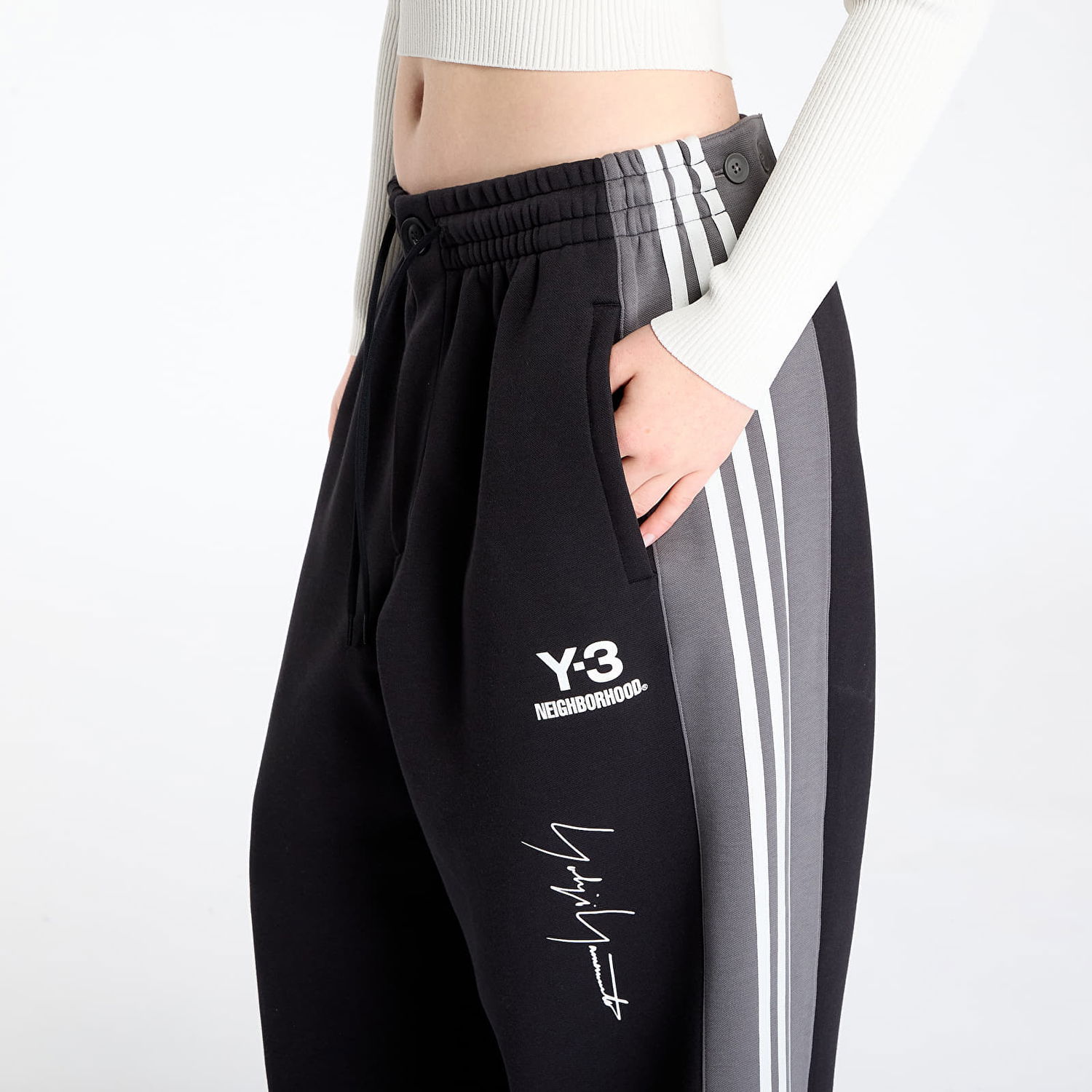 Verryttelyhousut Y-3 Y-3 x Neighborhood Track Pants Musta | JW7002, 1