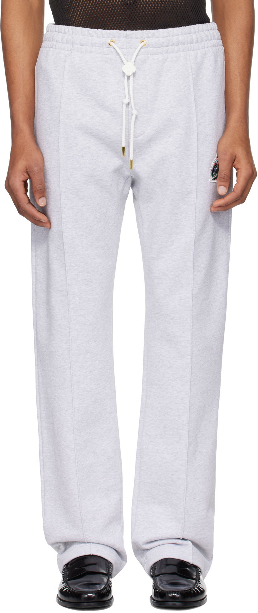Verryttelyhousut Casablanca Casablanca 'Casa Way' World Series Patch Sweatpants Harmaa | MS25-JTR-051-01
