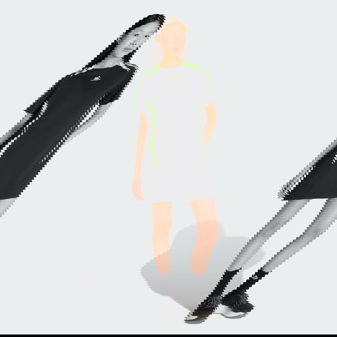 Mekko adidas Performance Teamgeist Adicolor Tee Dress Musta | JZ8263, 0