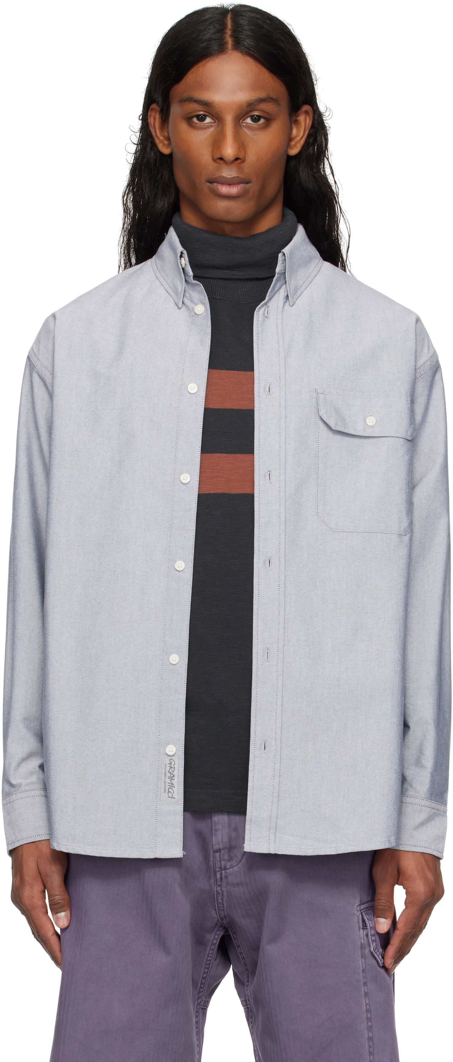 Paita GRAMICCI Gramicci Oxford Stance Shirt Sininen | G5SM-J016, 0