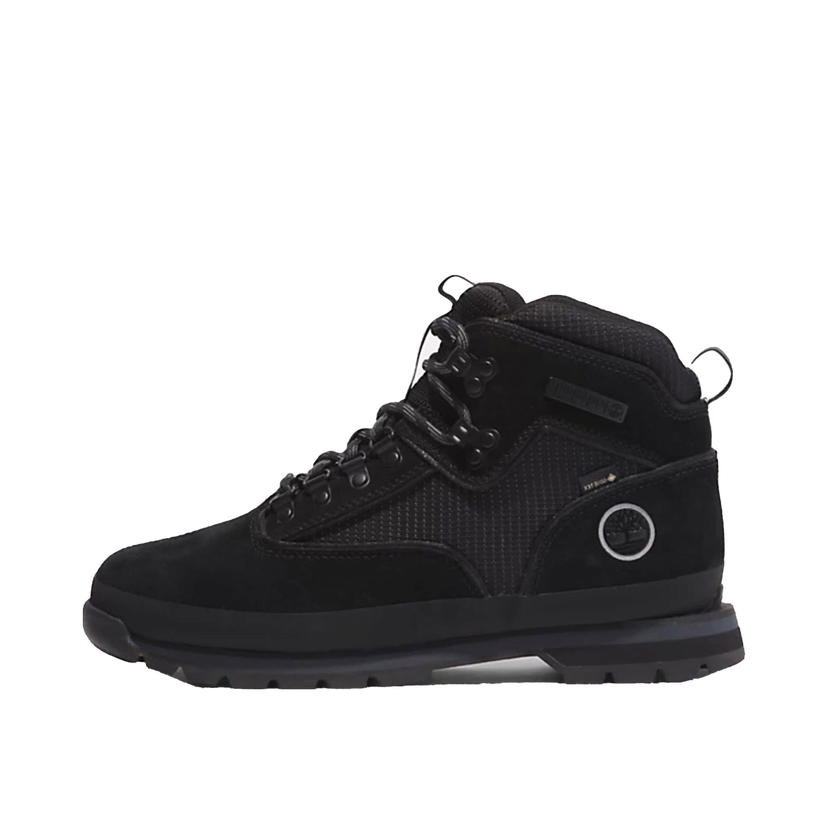 Tennarit ja kengät Timberland Euro Hiker Mid Lace Up Gore-Tex Black Suede Musta | TB0A2QCN-EK4