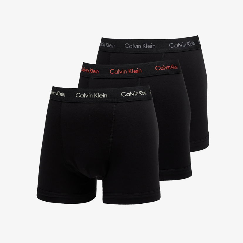 Nyrkkeilijät CALVIN KLEIN Cotton Stretch Classic Fit Boxer 3-Pack Black Musta | U2662G MWO