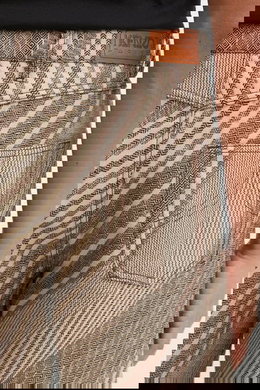 Housut KENZO Wool Blend Diagonal Stripe Turn Up Wide Fit Pants Monivärinen | FF65PA3839IO, 3