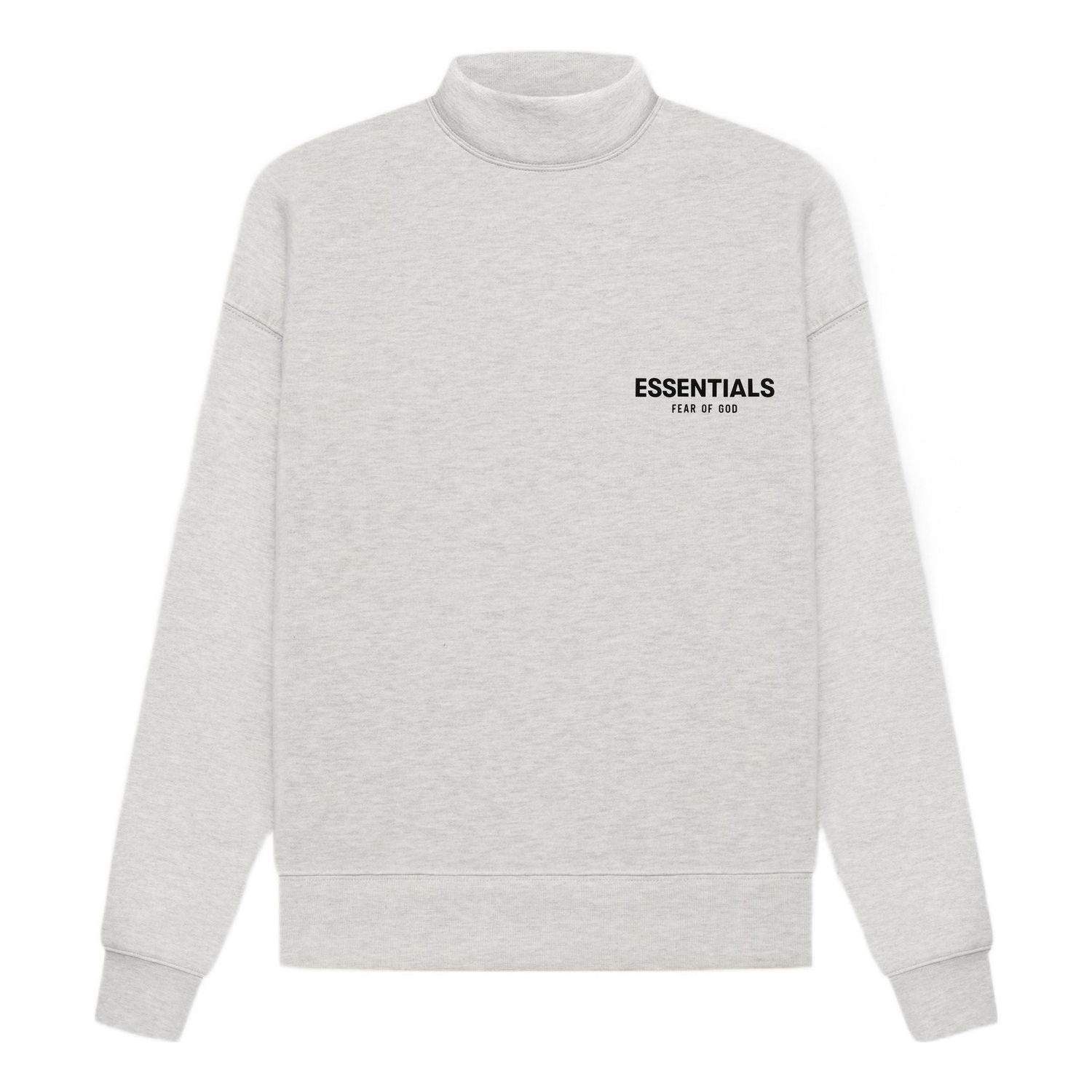 Villapaita Fear of God Essentials SS22 Mockneck Sweatshirt Harmaa | FOG-SS22-905, 0