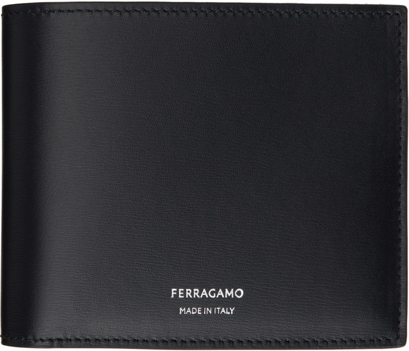 Lompakko FERRAGAMO Ferragamo Classic Leather Wallet Musta | 770093