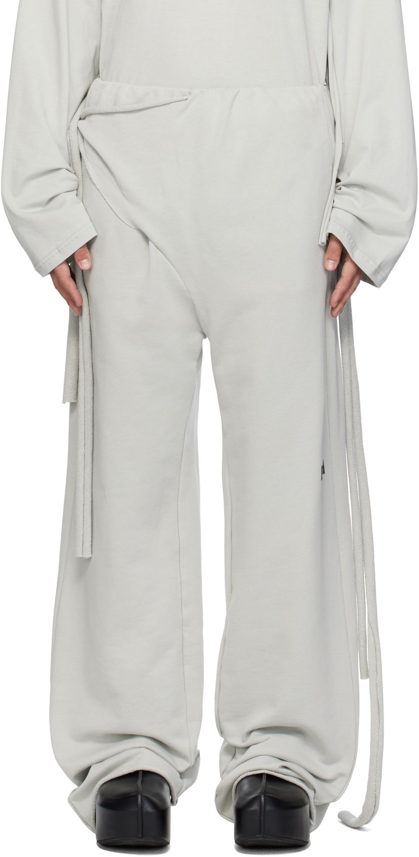 Housut Ottolinger Ottolinger 'Otto' Wrap Sweatpants Harmaa | 115-201015-01