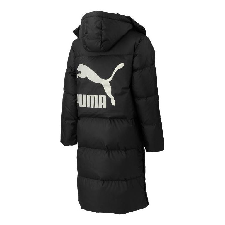 Puffer takki Puma Teamliga Long Down Coat Musta | 539572-01