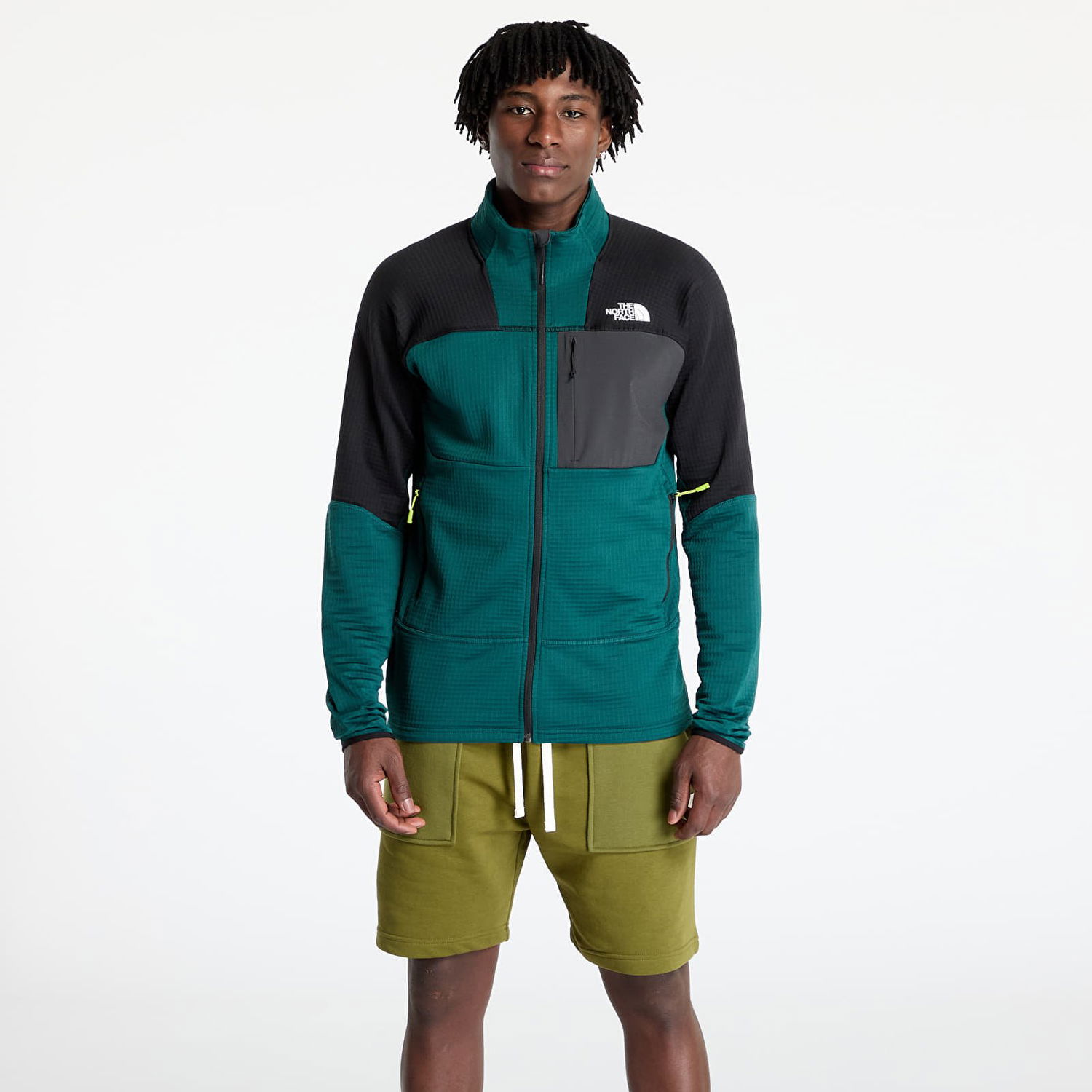 Villapaita The North Face The North Face Stormgap Powergrid Jacket Vihreä | NF0A87J85861, 0