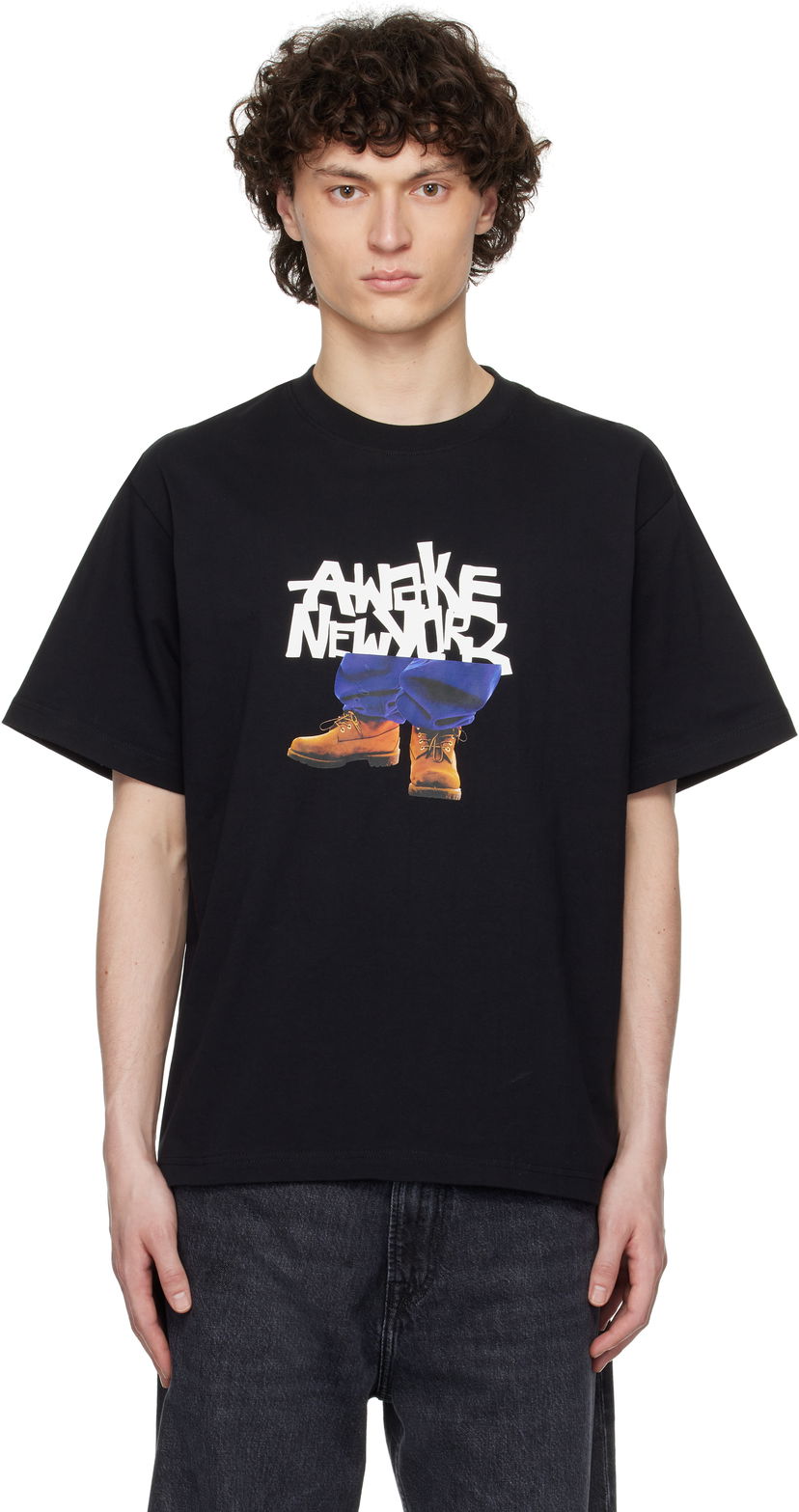 T-paita Awake NY Awake NY Stomper Graphic T-Shirt Musta | AWK-SP25-TS009