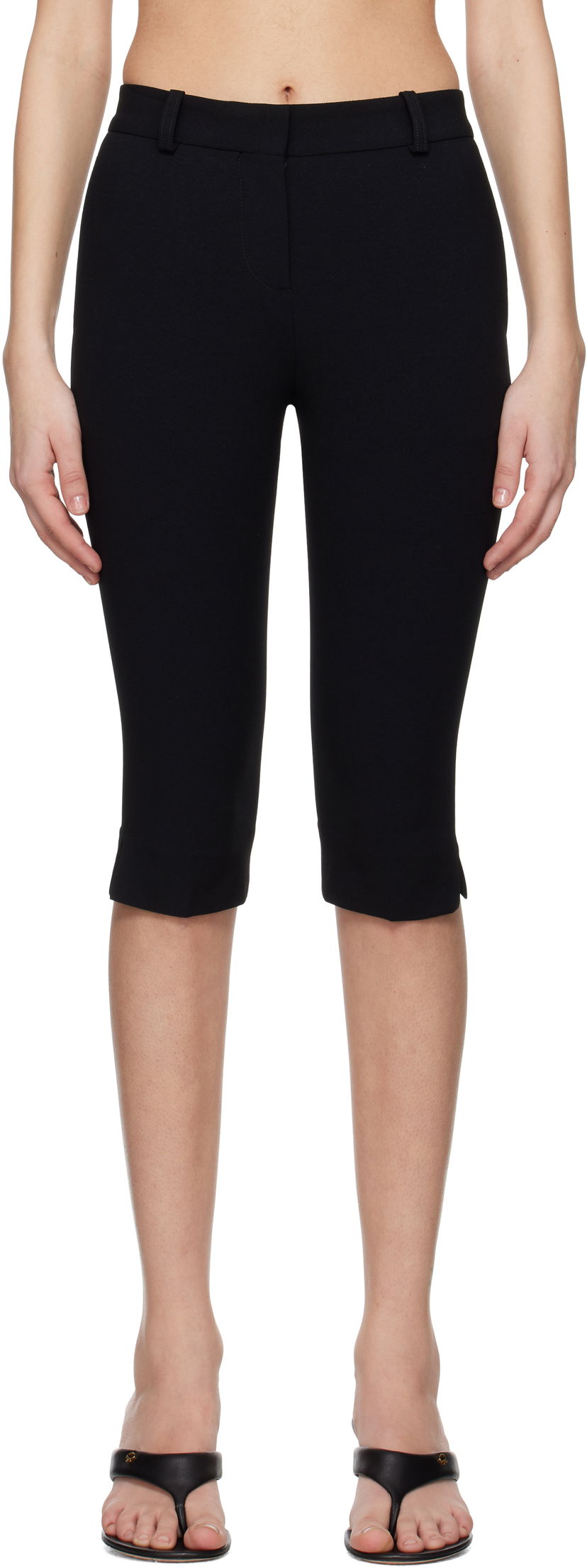 Housut TOTEME TOTEME Capri Trousers Musta | 252-WRB0251-FB0380