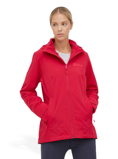 Tuulitakki Jack Wolfskin Moonrise 3in1 Jacket Punainen | 1115621