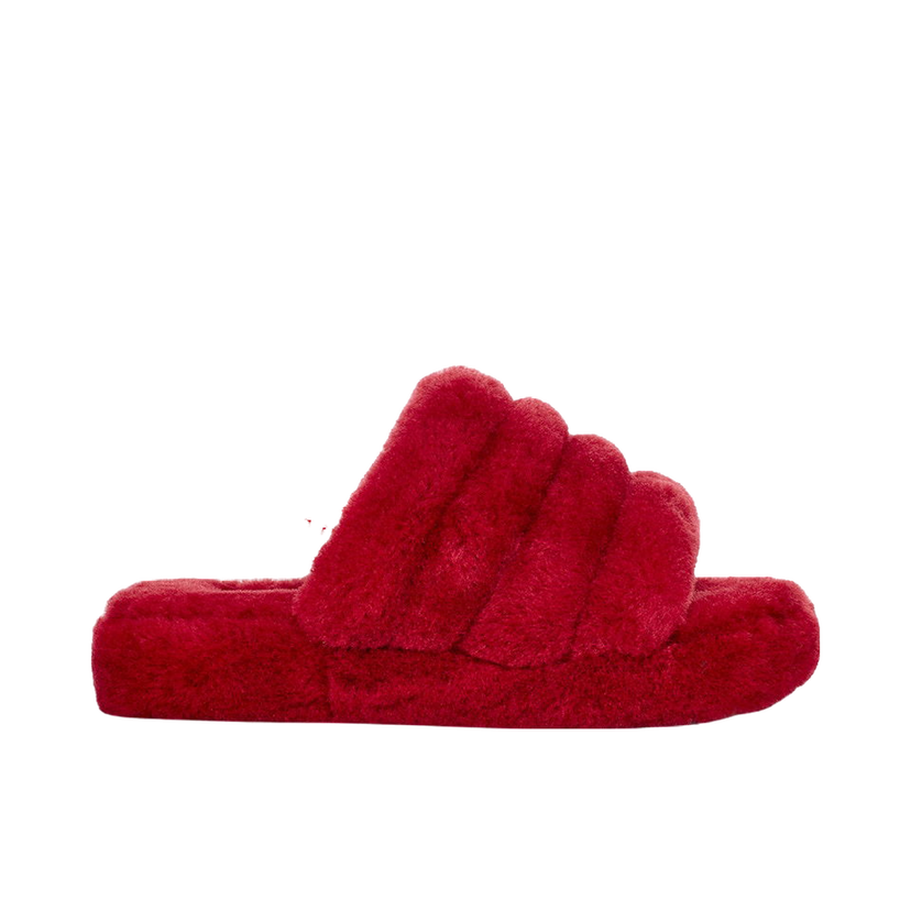Tennarit ja kengät UGG Fluff Yeah Slide Kids Slippers Punainen | 1098494K-SBR
