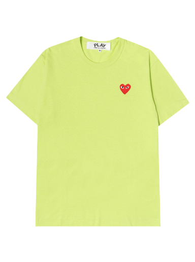 T-paita Comme des Garçons PLAY Mini Heart Solid Tee Keltainen | P1T2722