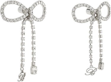 Korvakorut Blumarine Blumarine Crystal Bow Drop Earrings Metallinen | P522W305A, 1