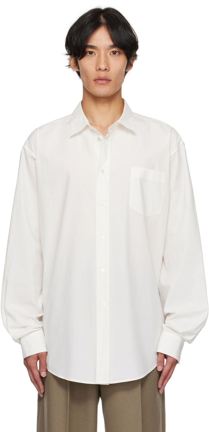 Paita The Row The Row Thane Shirt Valkoinen | 1131-W4075