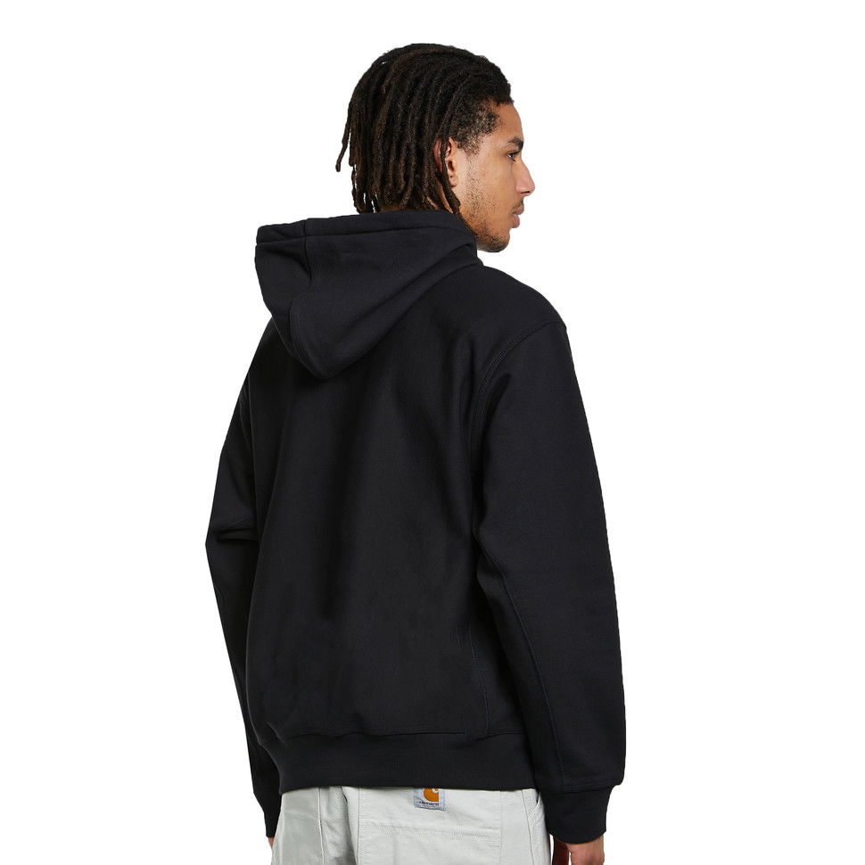 Huppari Carhartt WIP Hooded American Script Musta | I028279.89.XX, 1