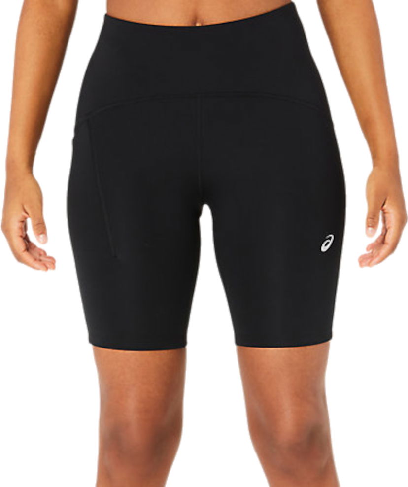Shortsit Asics ROAD HIGH WAIST 8IN SPRINTER Musta | 2012c967-001