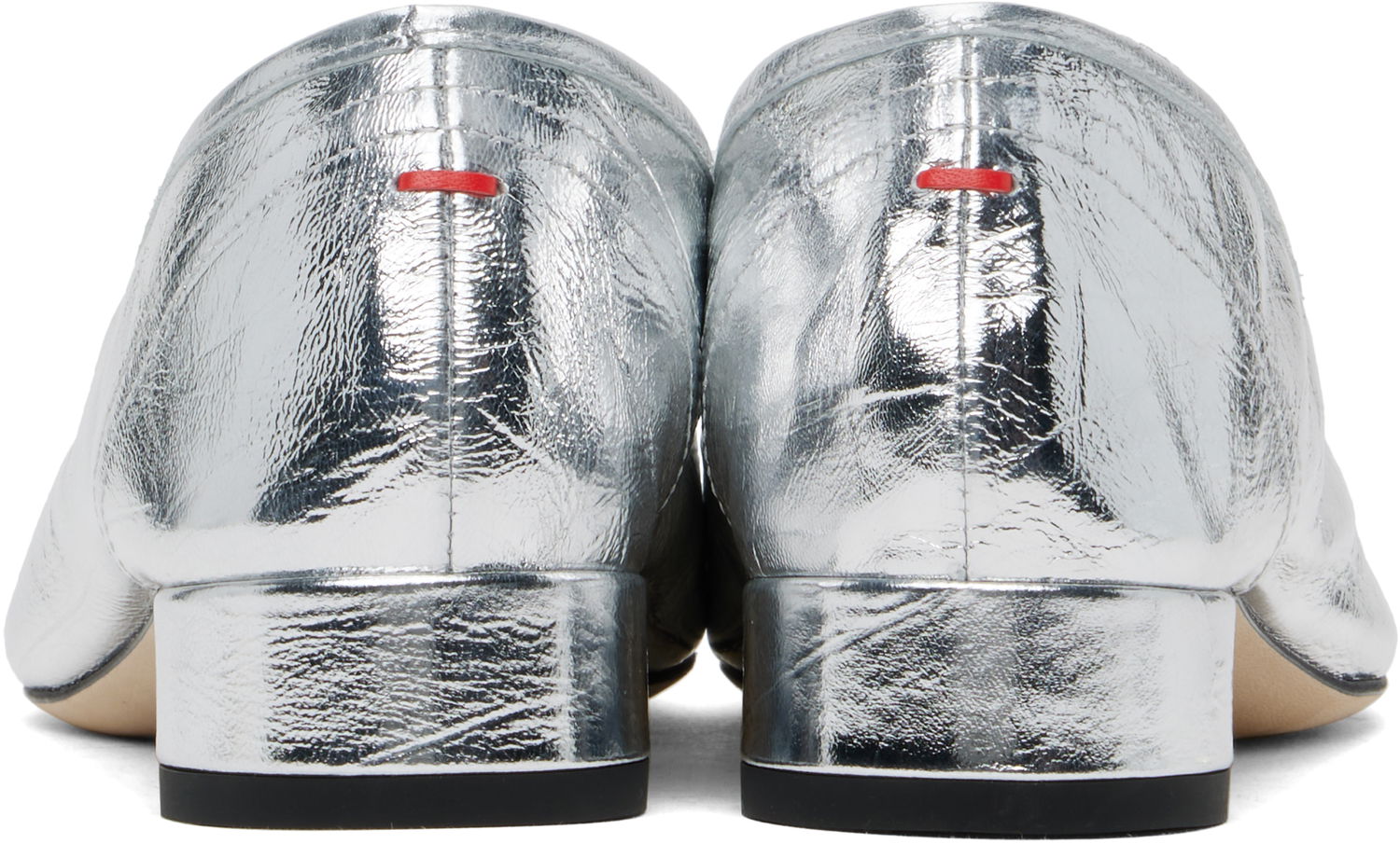 Vaatteet Aeyde Aeyde Pippa Leather Ballerina Flats Metallinen | A11-FL-GLVR25RO126-SS25-920-068, 1