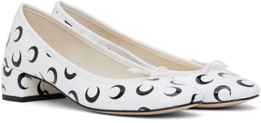 Asusteet Marine Serre Marine Serre Repetto Edition Camille Ballet Heels Valkoinen | WFW052A RLEA0031, 3