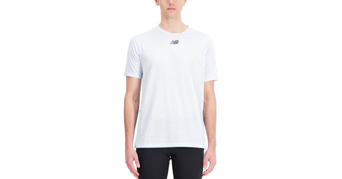 T-paita New Balance Impact Run Luminous Valkoinen | mt31251ibh, 1