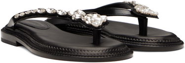 Tennarit ja kengät Simone Rocha Simone Rocha Embellished Flower Flip-Flops Musta | SLD54B 0740, 3