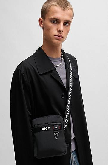 Olkalaukku BOSS HUGO Reporter Bag With Adjustable Strap and Zip Closure Musta | 50536009, 1