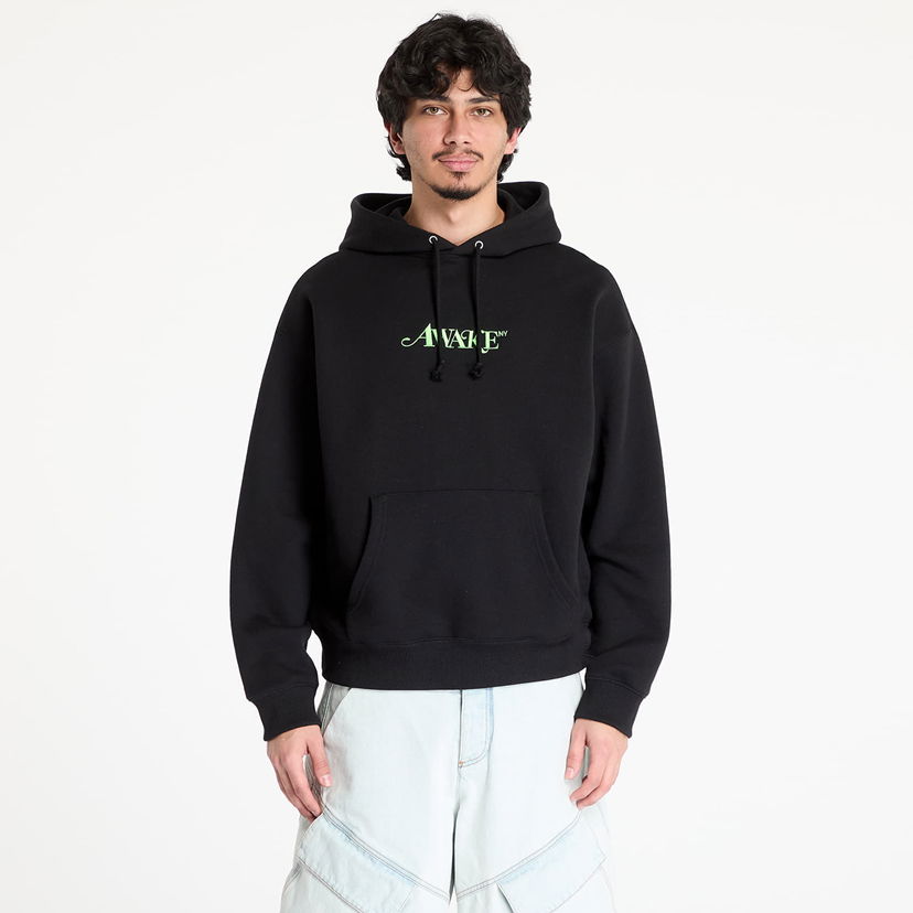 Huppari Awake NY Awake NY Classic Logo Hoodie Musta | AWK-SP25-HD002-BLK