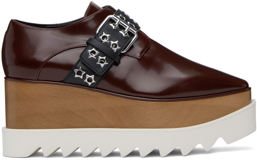 Tennarit ja kengät Stella McCartney Elyse Platform Derbys Ruskea | 810279E00150