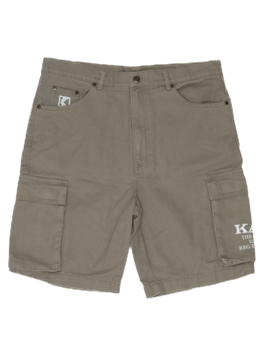 Shortsit Karl Kani Retro Washed Cargo Shorts Vihreä | 6012190
