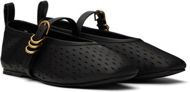 Tennarit ja kengät rag & bone rag & bone Spire Perforated Leather Mary Jane Ballerina Flats Musta | WFF25SF1018LE18, 3