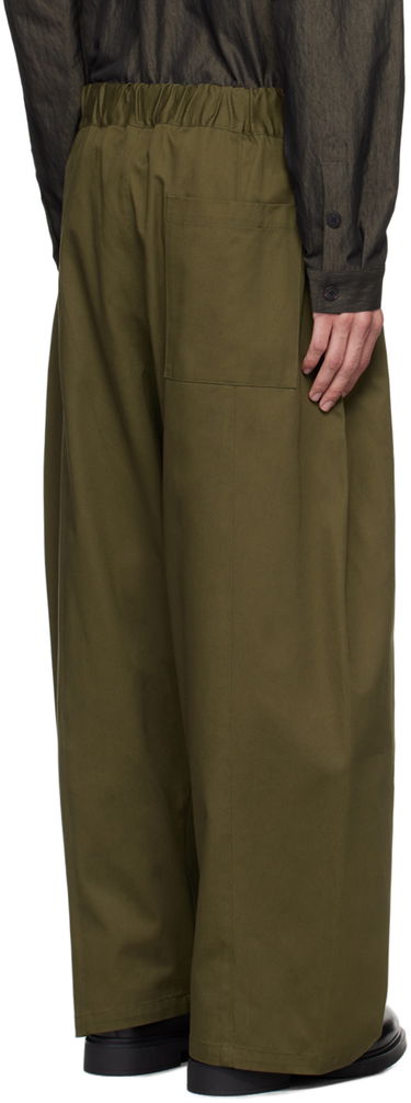 Housut sage NATION Sage Nation Box Pleat Trousers Vihreä | S011 BOX PLEAT TROUSER, 2