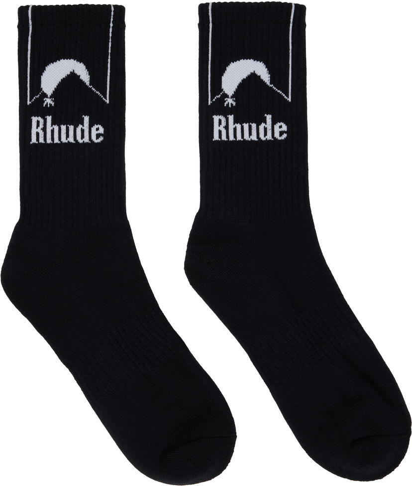 Sukat Rhude Rhude Moonlight Socks Musta | RHPS25SO08117