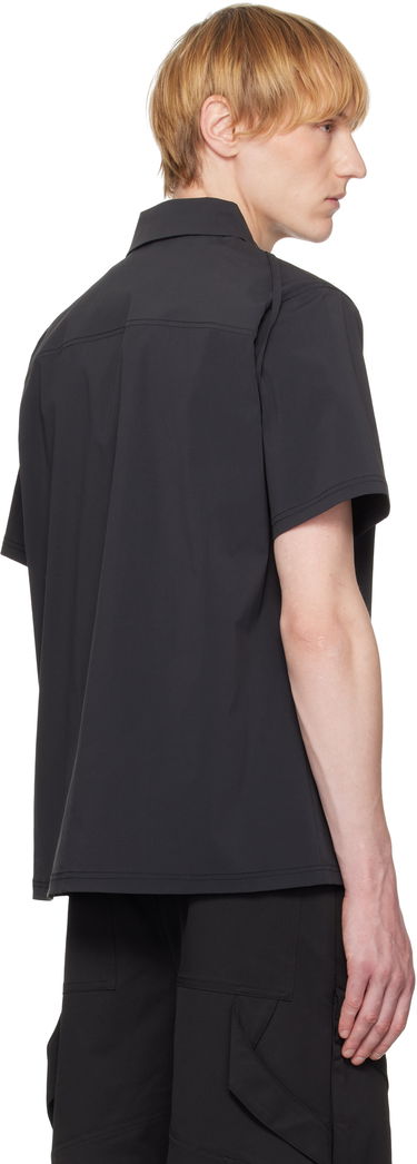 Paita HELIOT EMIL Heliot Emil Purulence Technical Shirt Musta | SS25_M_05_042_BLK01_CO, 2