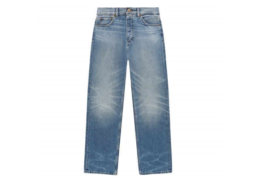 Jeans Fear of God Core Collection 5 Pocket Jean Medium Wash Sininen | 130SU244110F