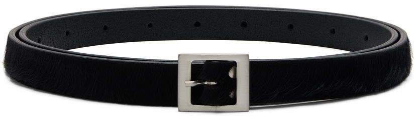 Vyöt Rick Owens Rick Owens Concordians Mini Stooges Pony-Hair Belt Musta | RR02E1479 LHL