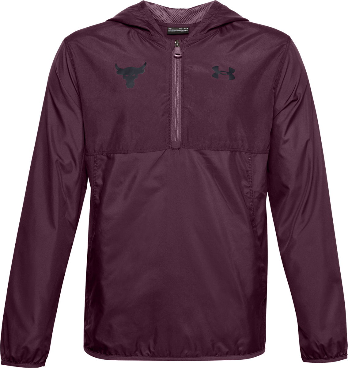 Tuulitakki Under Armour Project Rock Collection Hooded Jacket Burgundia | 1357573-569, 0
