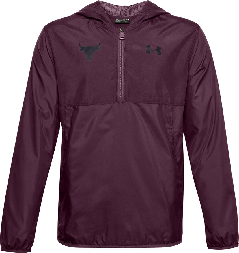 Tuulitakki Under Armour Project Rock Collection Hooded Jacket Burgundia | 1357573-569