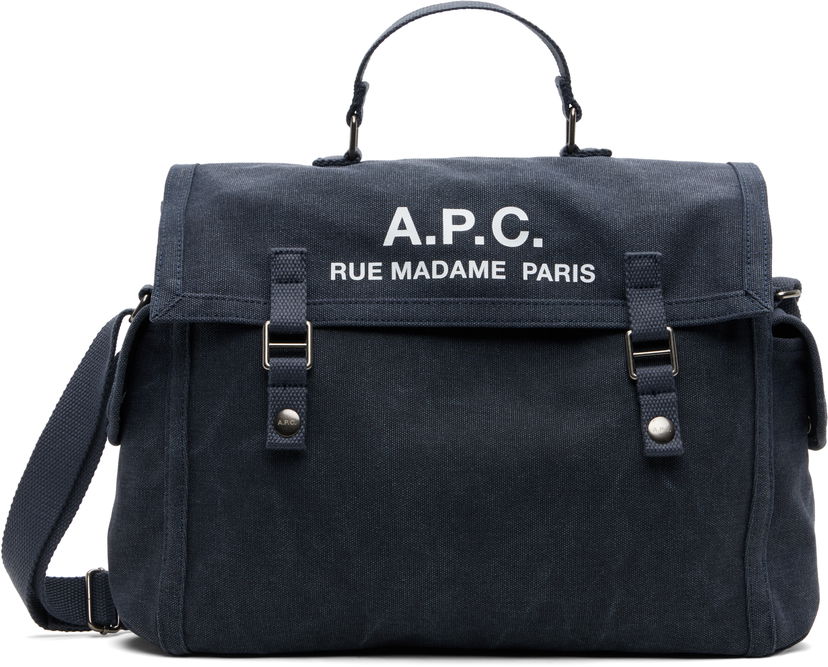 Olkalaukku A.P.C. A.P.C. Recuperation Satchel Bag Tummansininen | COHGV-H61930