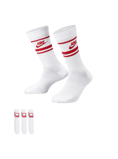 Alusvaatteet ja sukat Nike Everyday Essential Crew 3-Pack Valkoinen | DX5089-102