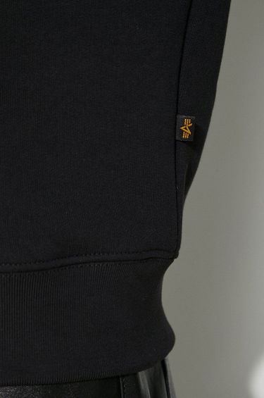 Huppari Alpha Industries Alpha Industries College Print Sweatshirt Musta | 146301, 5