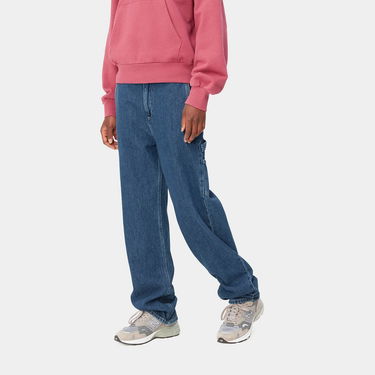 Jeans Carhartt WIP Pierce Pant Straight "Blue stone washed" Tummansininen | I031251_01_06, 3